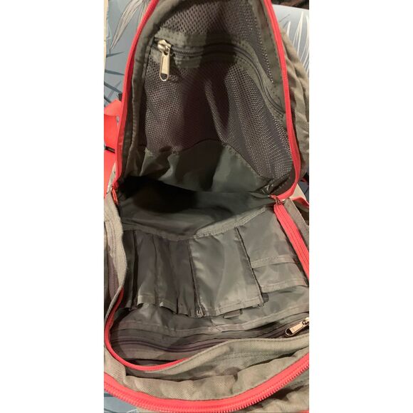 THE NORTH FACE rock ridge gray School Work HIKE CAMP DAY Backpack - Picture 13 of 13